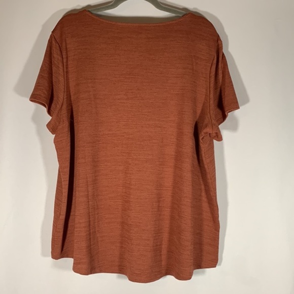 Ricki’s Basics Mauve Pink/Brown T-Shirt - Picture 6 of 8